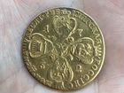 Золотая монета 10 рублей Екатерины второй 1762г объявление продам