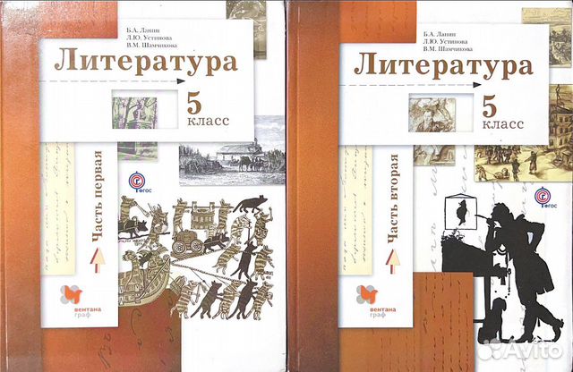 Учебник литература 5 класс Ланин Б.А. 2 части купить в Саратове | Хобби ...