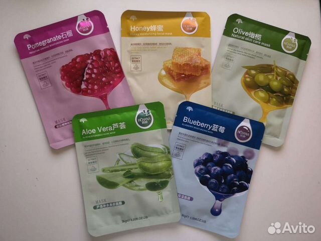 Маска тканевая для лица