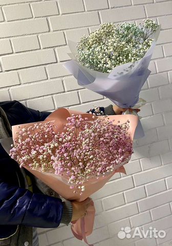 Букет цветов, гипсофила