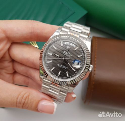 Часы Rolex day-date 40 Rhodium dial new