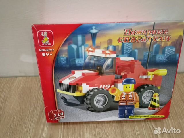 Машина пожарная конструктор
