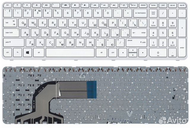 HP Pavilion 15 белая