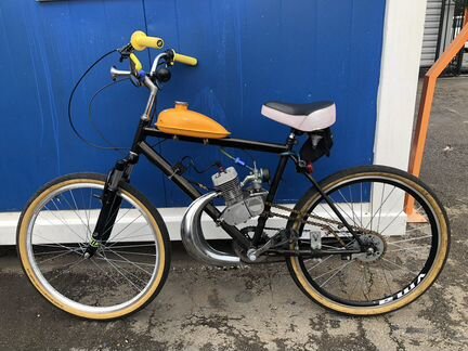 Велосипед с мотором f80 веломотор