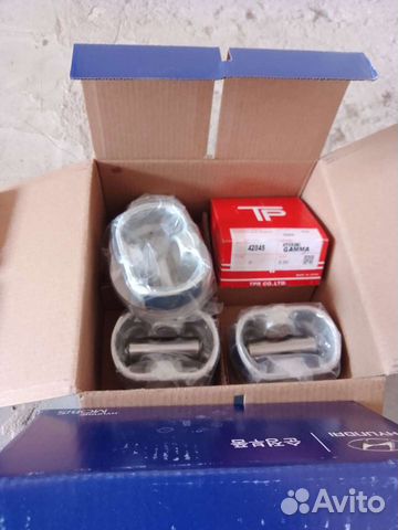 Hyundai solaris ремонтный поршня g4fc g4fa g4fg