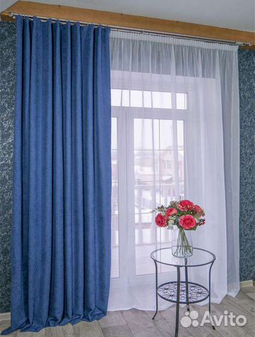Шторы однотонные