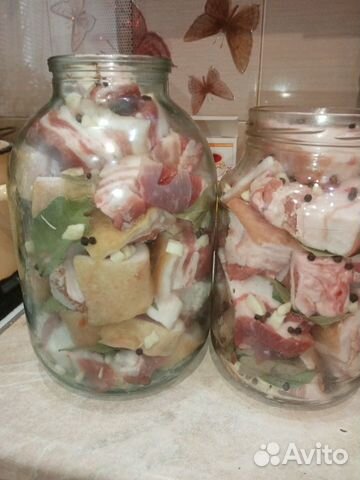 Продаётся домашнее соленое сало