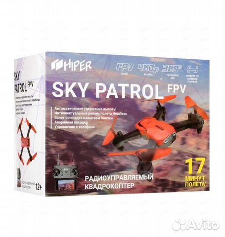 Hiper sky patrol fpv как снять защиту Квадрокоптер hiper Sky Patrol FPV HQT-0030 купить в Симферополе Личные вещи Авит