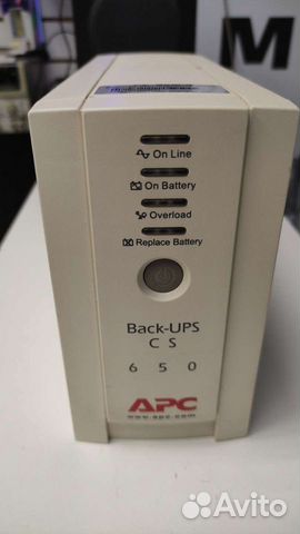Бесперебойник APC Back-UPS CS650