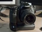 Dslr Canon 60D + объектив + батарейный блок