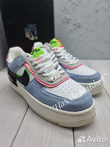 Кроссовки Женские Nike Air Force1Shadow Multi36-40