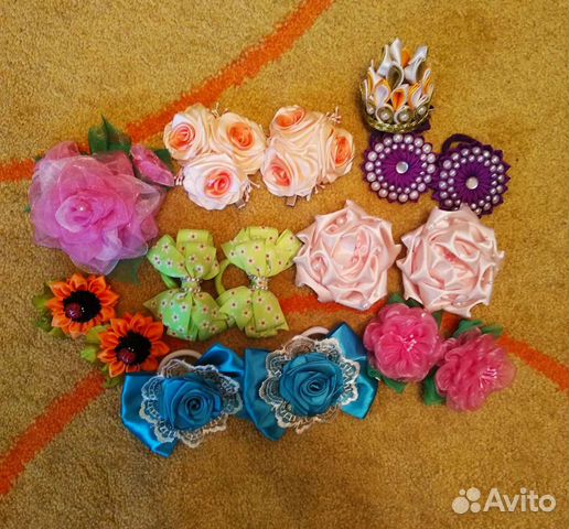 Резинки для волос ручной работы