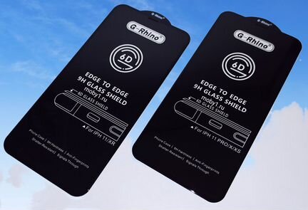 Защитное стекло 6D G-Rhino для iPhone