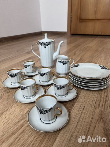 Кофейный сервиз Барановка СССР на 6 перс
