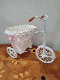 Кашпо велосипед новый