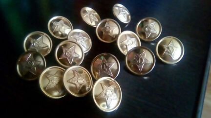 Пуговицы вс СССР, новые