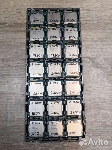 Процессоры Core i3 i5 i7 AMD Ryzen Athlon Phenom