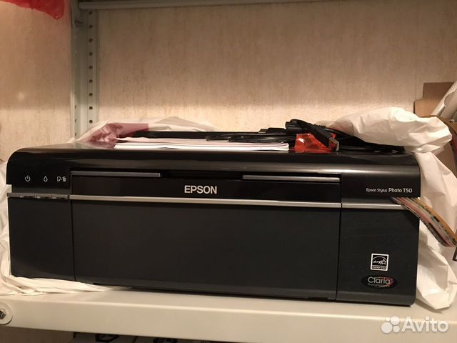 Цветной фото принтер epson stylus t50