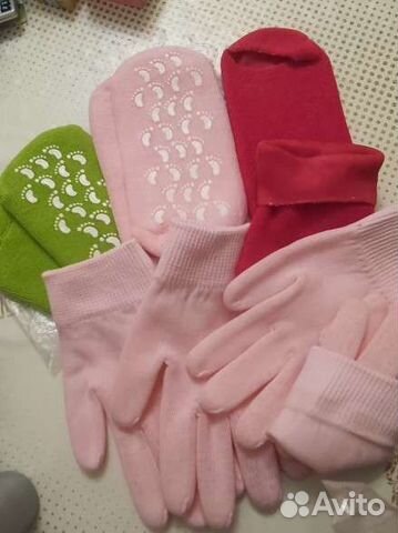 Гелевые носки и перчатки