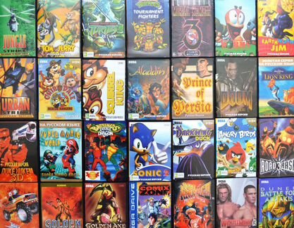 Картриджи для Sega 16bit есть всё