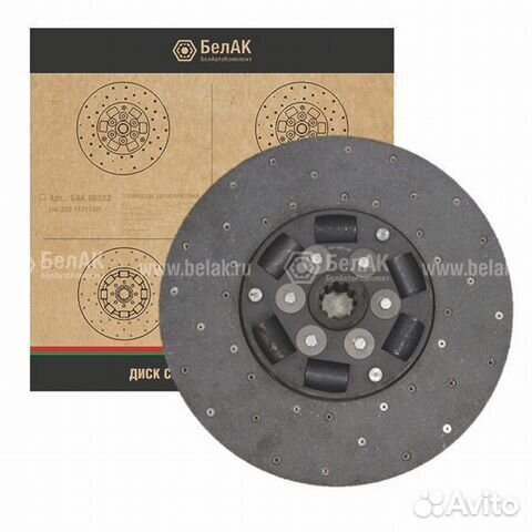 Диск сцепления ведомый маз, урал, краз ямз-236,238