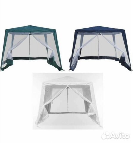 Шатер на металлокаркасе с москитной сеткой 3*3