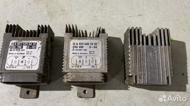 Блок управления вентилятором Mercedes Benz W210