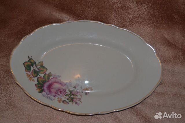 Блюдо - ладья большое