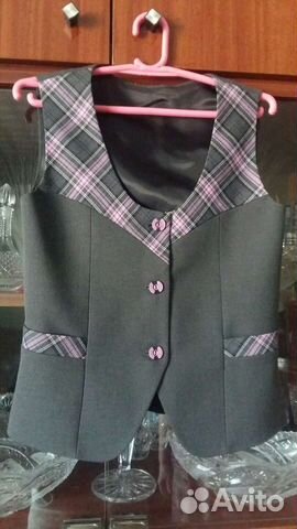 Жилетка для девочки школьная 134 россия