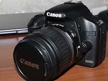 Зеркальный фотоаппарат canon 500D