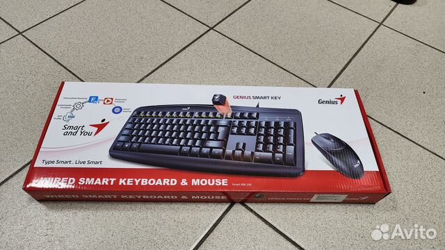 Клавиатура+мышь проводная Genius Smart KM-200