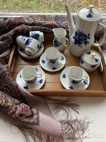 Сервиз кофейный cobalt чсср