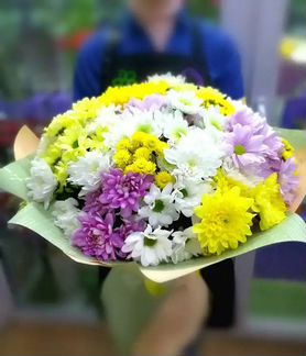 Букеты из хризантем 15 25 51 101 Доставка