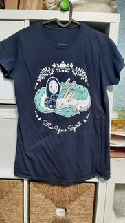 Футболка женская аниме Миядзаки