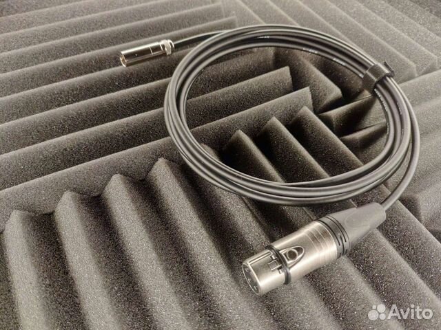 Mini Xlr штекер на Xlr гнездо Canare L-2E5