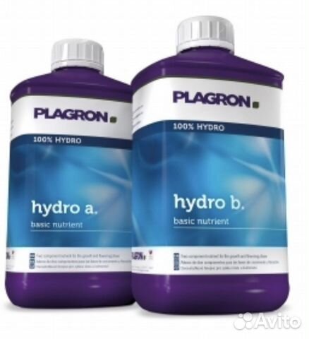 Базовые удобрения для гидро Plagron Hydro A+B1 л