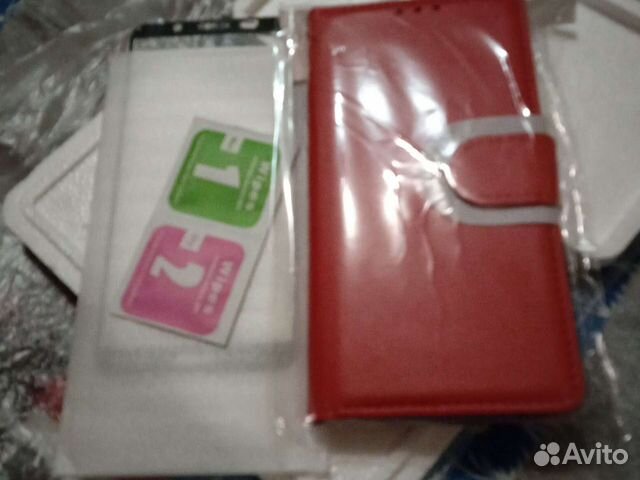 Чехол-книжка с защит стеклом, новые, Honor9S