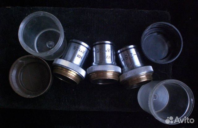 Объективы для микроскопов и другое от микроскопов