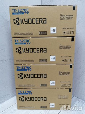 Картриджи оригинальные Kyocera TK-5270C