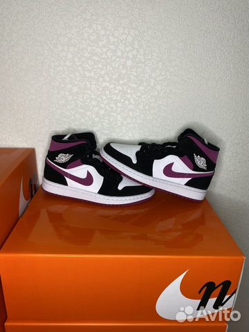 Jordan 1 Mid Magenta (W) 6USW- 4.5US