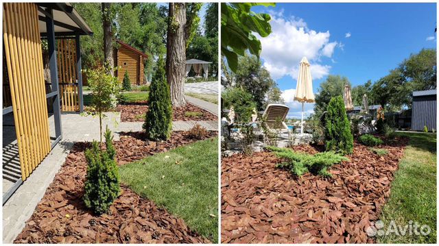 Кора лиственницы (мульча)