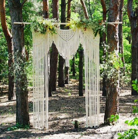 Декор арка бохо аренда макраме ловец снов свадьба
