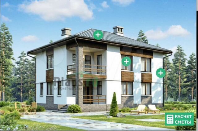 Дом 212 м² на участке 9,5 сот.