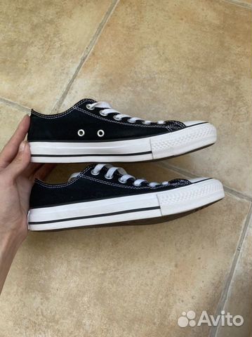 Кеды converse низкие черные