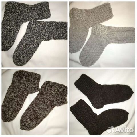 Носки вязаные мужские