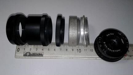 Фотообъектив Industar 50 Удлинительные кольца