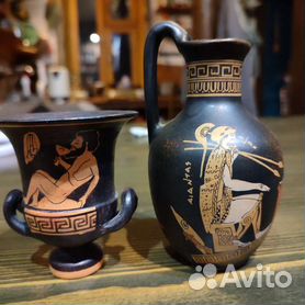 Сувениры из Греции, ваза и кувшин