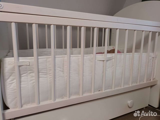 Мягкий бортик в детскую кроватку IKEA