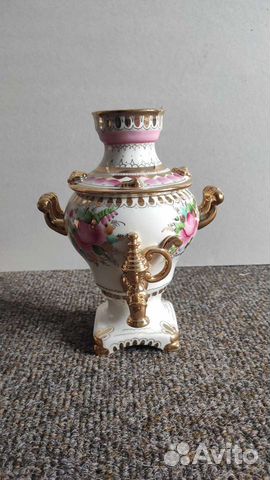 Самовар Гжель, фарфор