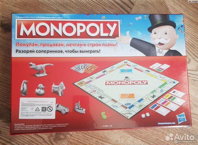 Игра настольная Монополия Классика monopoly C1009